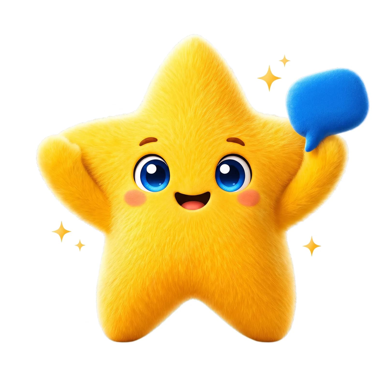 NOVA, the YNova tutor character, celebrating.
